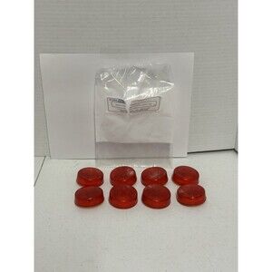 8pc VSM 1030 2" RED SEALED CLEARANCE MARKER LIGHT LAMPS USA OPEN BOX